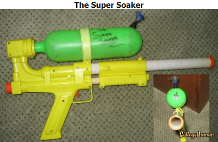 homemade super soaker water guns