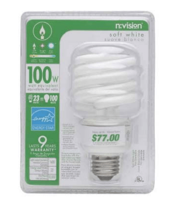 Compact Fluorescent Lighting (CFL)