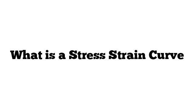 What is a Stress Strain Curve